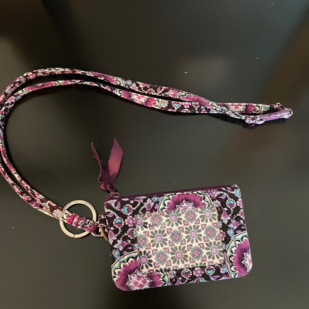 Vera Bradley Lanyard and Wallet